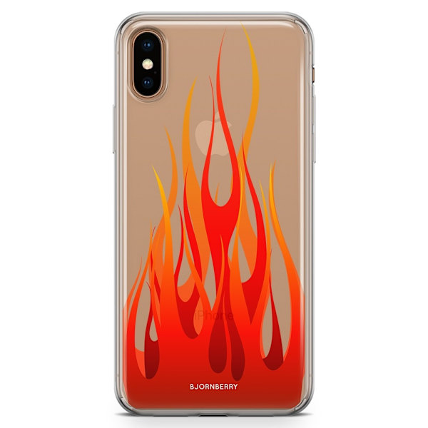 Bjornberry Hybrid Skal iPhone Xs Max  - Flames