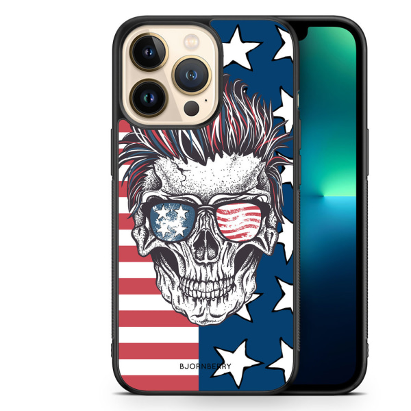 Bjornberry Skal iPhone 13 Pro - USA Dödskalle