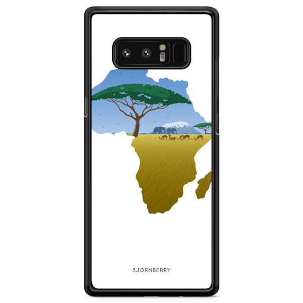 Bjornberry Skal Samsung Galaxy Note 8 - Afrika Vit