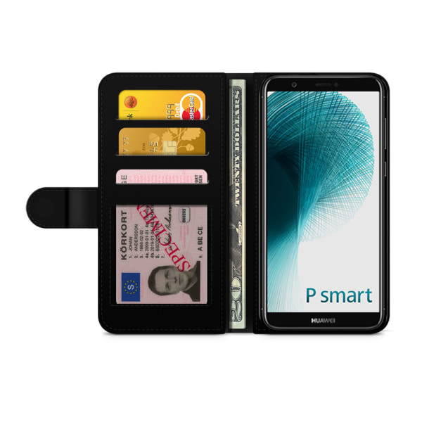 Bjornberry Fodral Huawei P Smart (2018) - Abstrakt Kamo