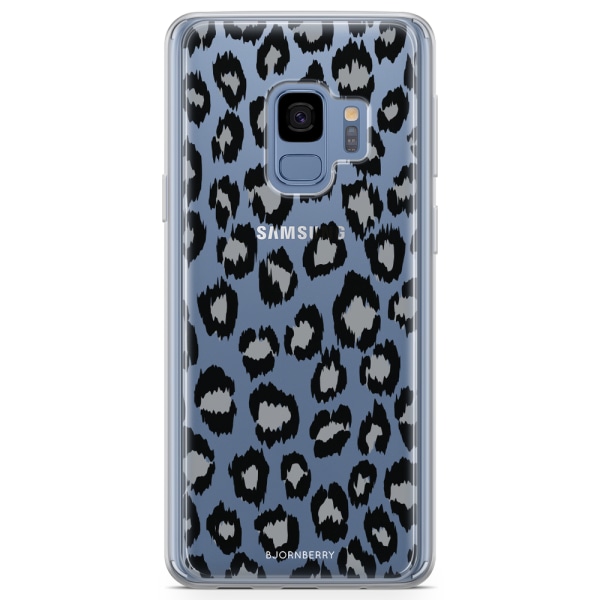 Bjornberry Skal Hybrid Samsung Galaxy S9 - Grå Leopard