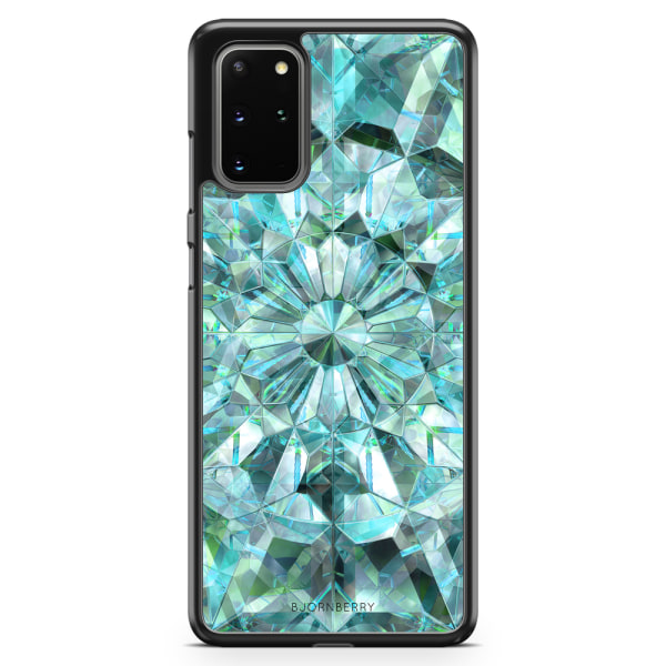 Bjornberry Skal Samsung Galaxy S20 Plus - Gröna Kristaller
