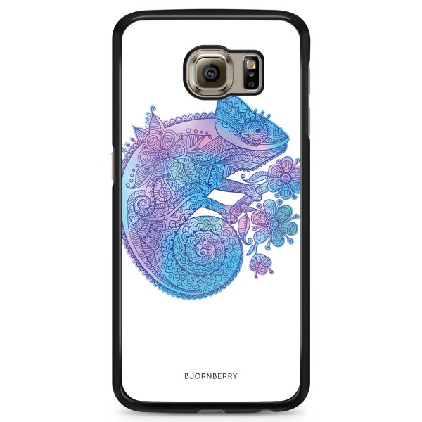 Bjornberry Skal Samsung Galaxy S6 Edge - Mandala kameleont