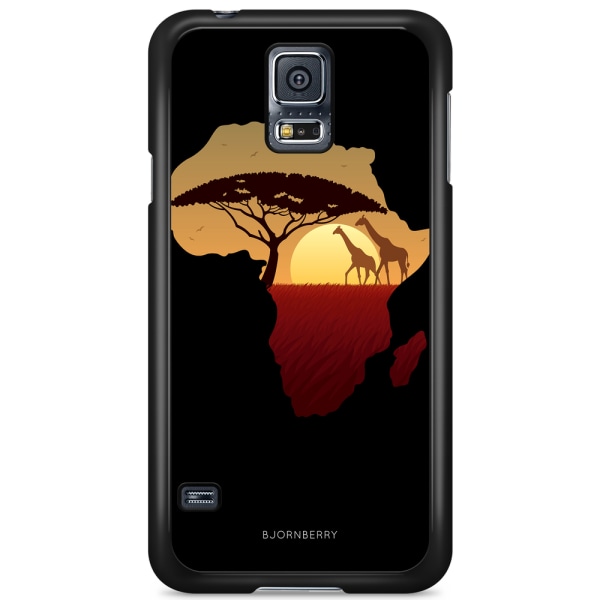 Bjornberry Skal Samsung Galaxy S5/S5 NEO - Afrika Svart