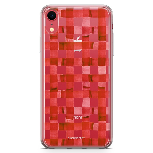 Bjornberry Hybrid Skal iPhone XR  - Röda Ränder