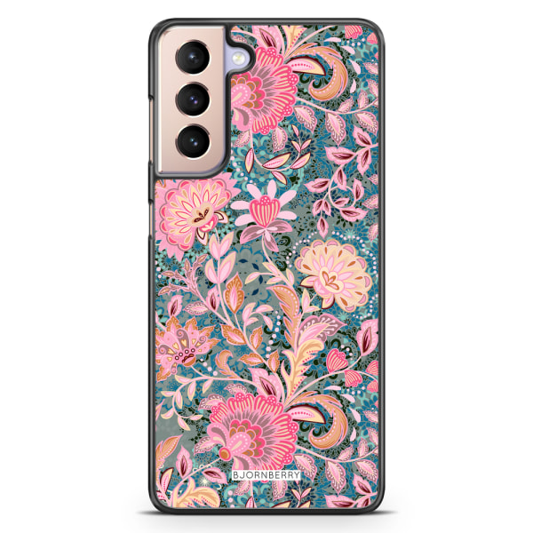 Bjornberry Skal Samsung Galaxy S21 - Fantasy Flowers