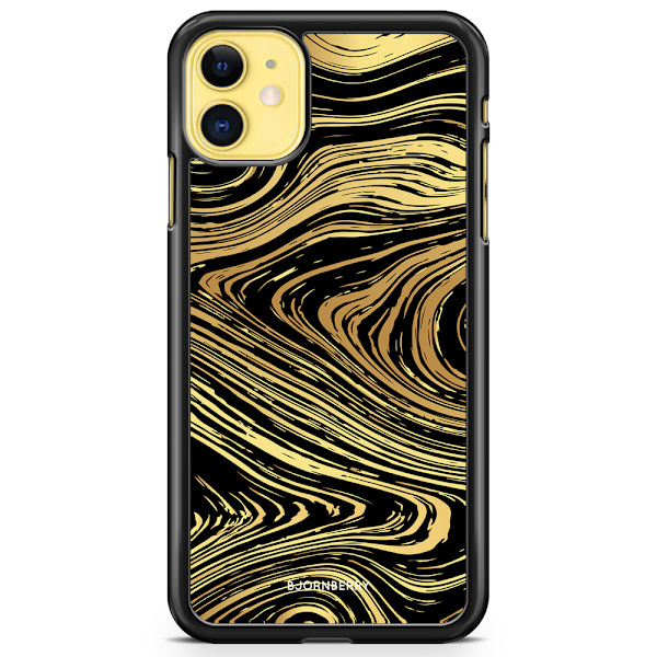 Bjornberry Hårdskal iPhone 11 - Guld Marmor