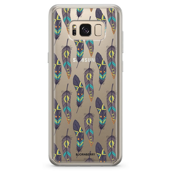 Bjornberry Skal Hybrid Samsung Galaxy S8+ - Hipster Fjädrar