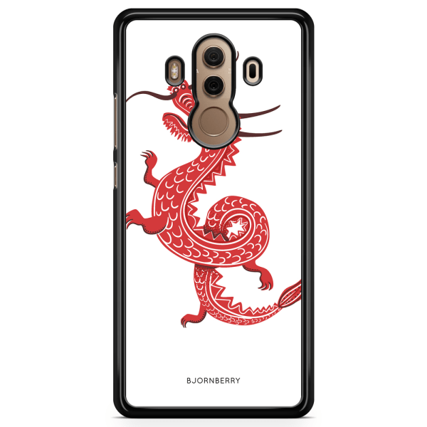 Bjornberry Skal Huawei Mate 10 Pro - Röd Drake