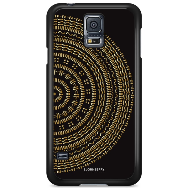 Bjornberry Skal Samsung Galaxy S5/S5 NEO - Mandala Guld/Svart