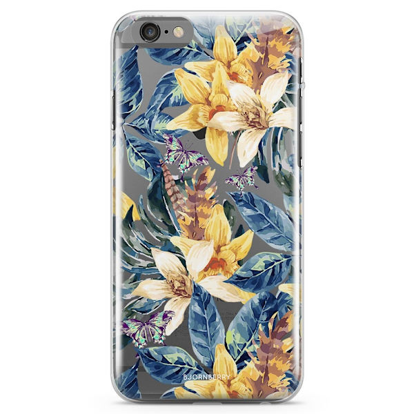 Bjornberry iPhone 6 Plus/6s Plus TPU Skal - Liljor