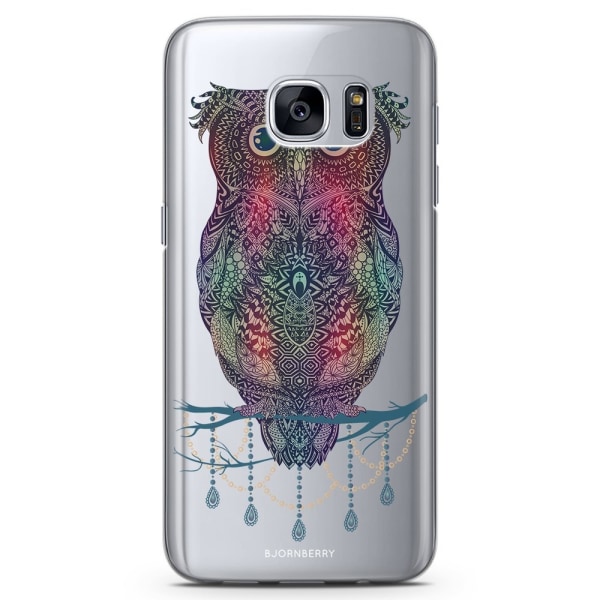 Bjornberry Samsung Galaxy S6 Edge TPU Skal -Mandala Uggla