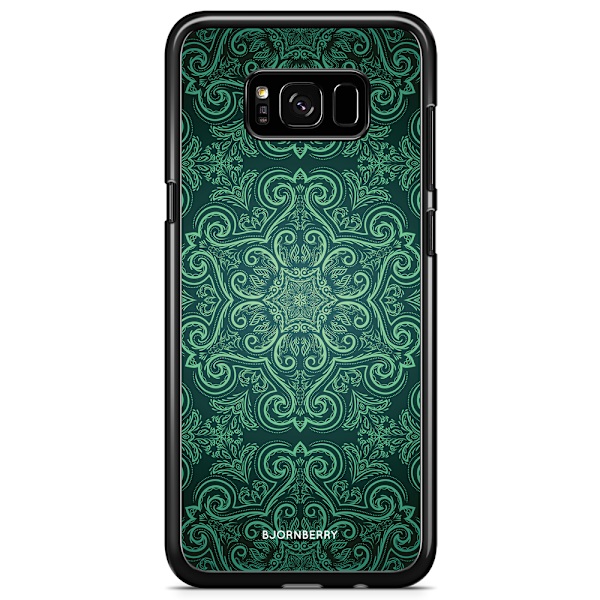 Bjornberry Skal Samsung Galaxy S8 Plus - Grön Retromönster