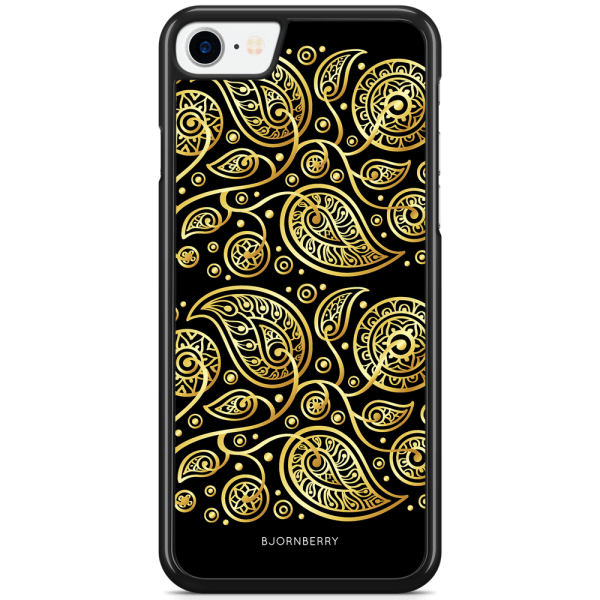 Bjornberry Skal iPhone SE (2020) - Guld Blommor