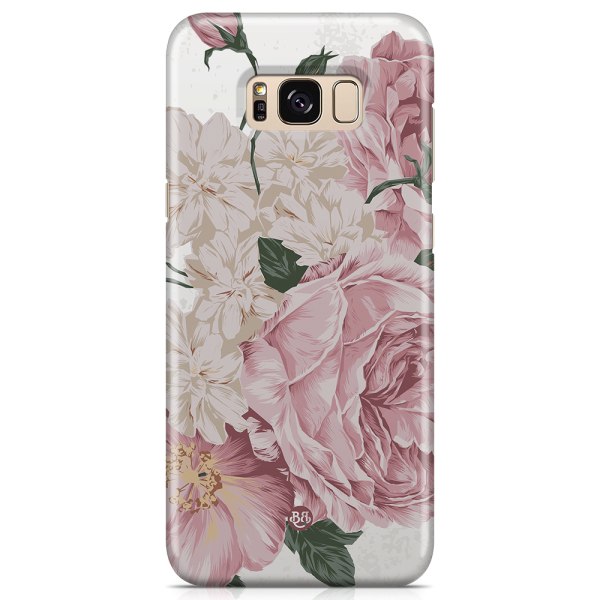 Bjornberry Samsung Galaxy S8 Premium Skal - Pink Roses