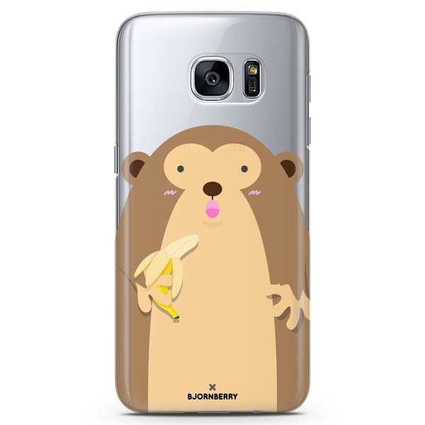 Bjornberry Samsung Galaxy S6 Edge TPU Skal -Fet Apa
