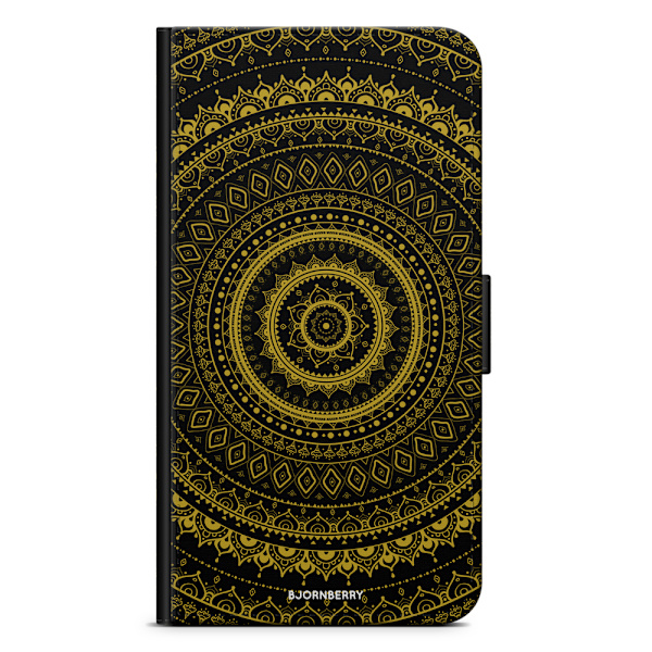Bjornberry Fodral Samsung Galaxy A21s - Svart Guld Mandala