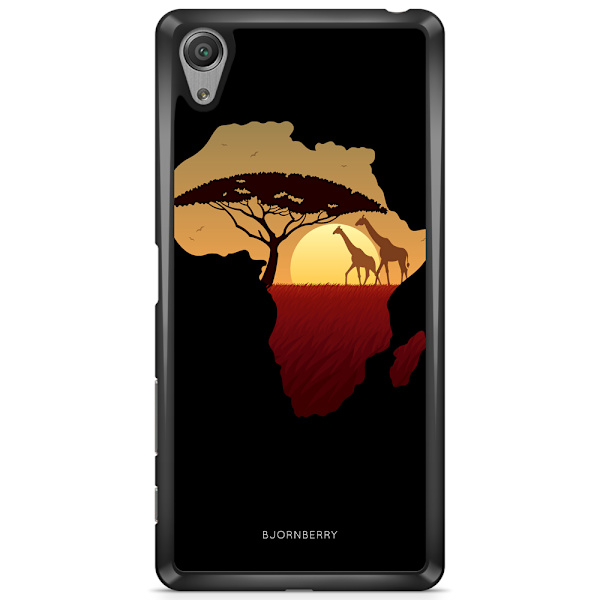 Bjornberry Skal Sony Xperia XA1 - Afrika Svart