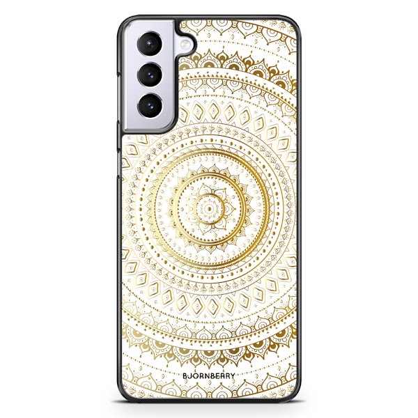 Bjornberry Skal Samsung Galaxy S21 Plus - Guld Mandala