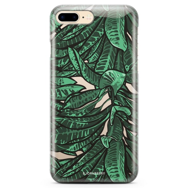Bjornberry iPhone 7 Plus TPU Skal - Tropiska Löv