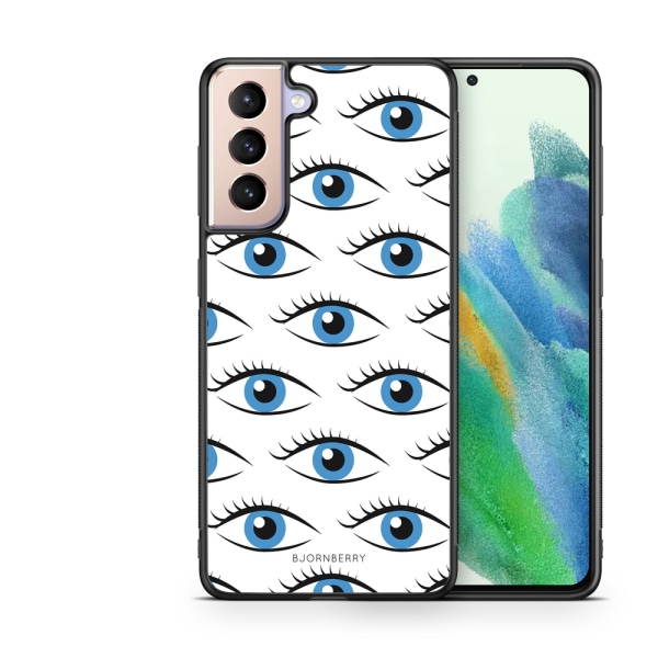Bjornberry Skal Samsung Galaxy S21 FE 5G - Blå Ögon