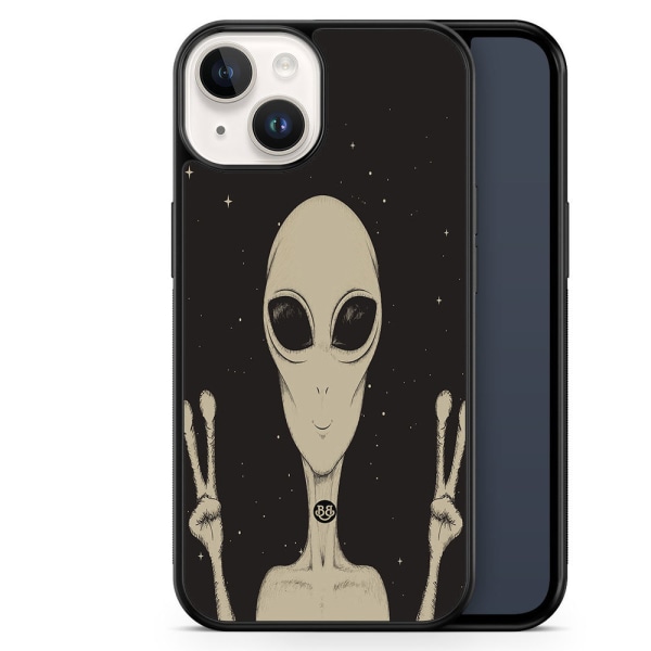Bjornberry Skal iPhone 14 -Peace Alien