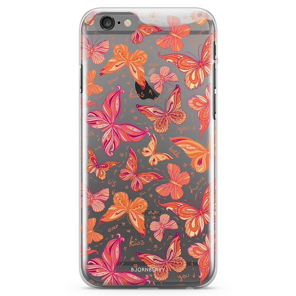 Bjornberry iPhone 6/6s TPU Skal - Fjärilar