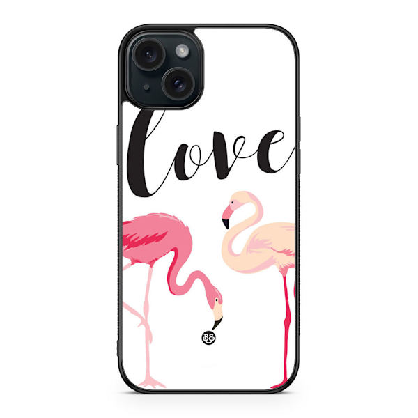 Bjornberry Skal iPhone 15 Plus - Love Flamingo