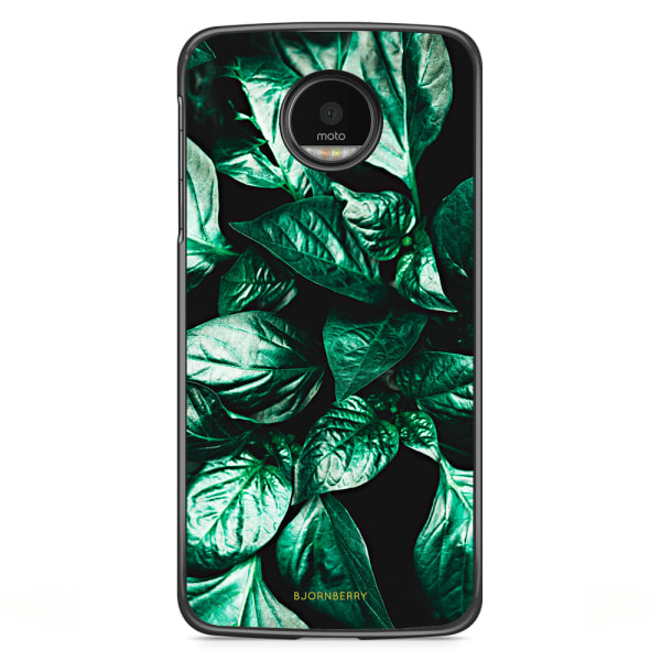 Bjornberry Skal Motorola Moto G5S Plus - Gröna Löv