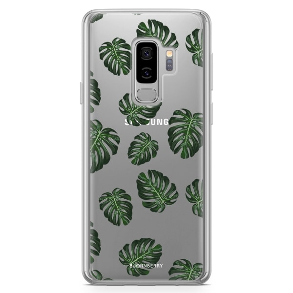 Bjornberry Skal Hybrid Samsung Galaxy S9+ - Monstera Mönster