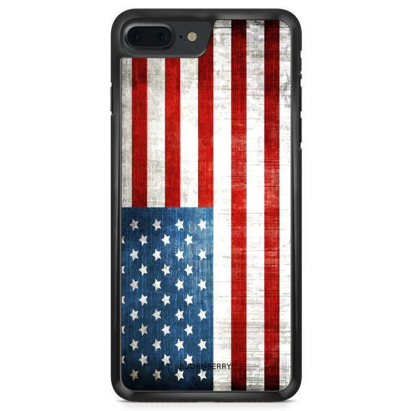 Bjornberry Skal iPhone 8 Plus - USA Flagga