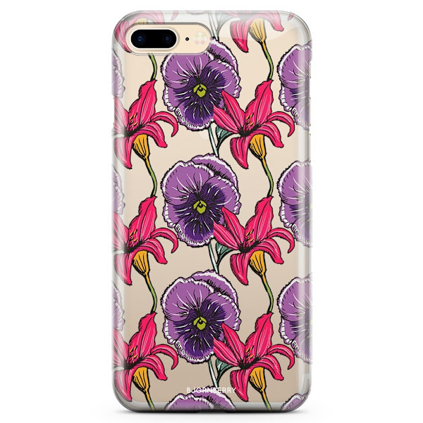 Bjornberry iPhone 7 Plus TPU Skal - Blommor