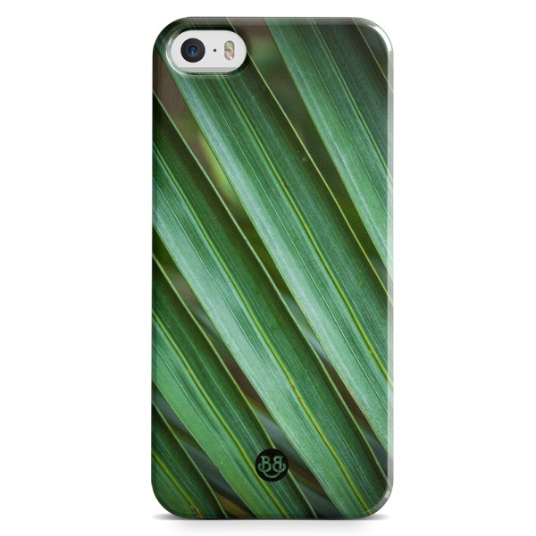 Bjornberry iPhone 5/5s/SE Premium Skal - Green leaves