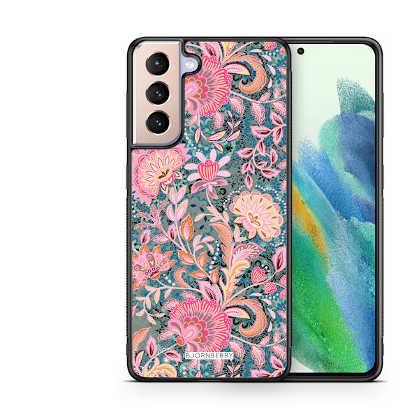 Bjornberry Skal Samsung Galaxy S21 FE 5G - Fantasy Flowers