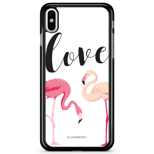 Bjornberry Skal iPhone X / XS - Love Flamingo
