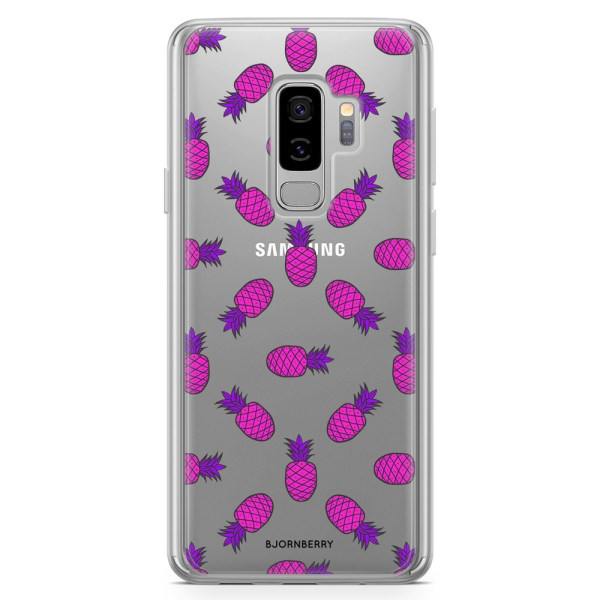 Bjornberry Skal Hybrid Samsung Galaxy S9+ - Rosa Ananas