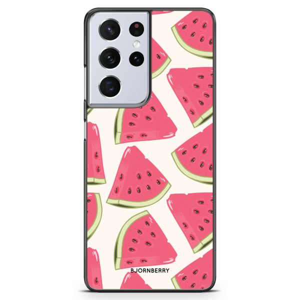 Bjornberry Skal Samsung Galaxy S21 Ultra - Vattenmelon