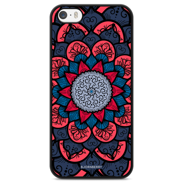 Bjornberry Skal iPhone 5/5s/SE (2016) - Blå Mandala