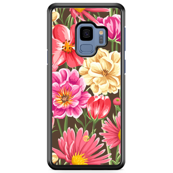 Bjornberry Skal Samsung Galaxy S9 - Sömlösa Blommor