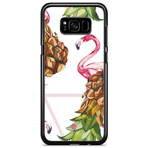 Bjornberry Skal Samsung Galaxy S8 Plus - Ananas & Flamingo