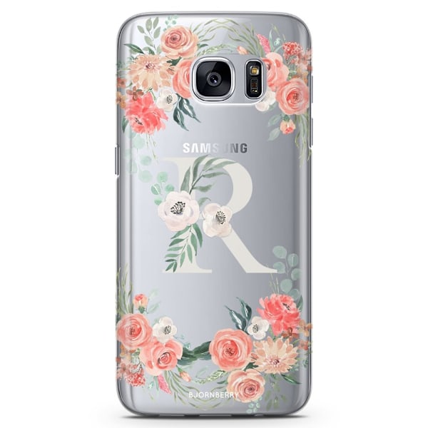 Bjornberry Samsung Galaxy S6 Edge TPU Skal -Monogram R