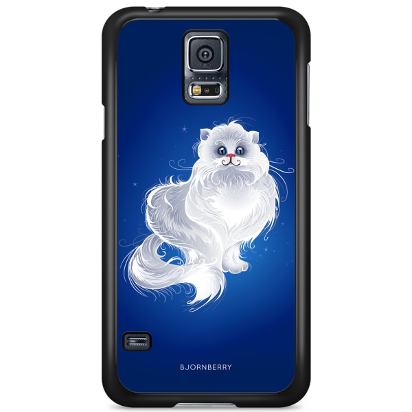 Bjornberry Skal Samsung Galaxy S5/S5 NEO - Vit Katt