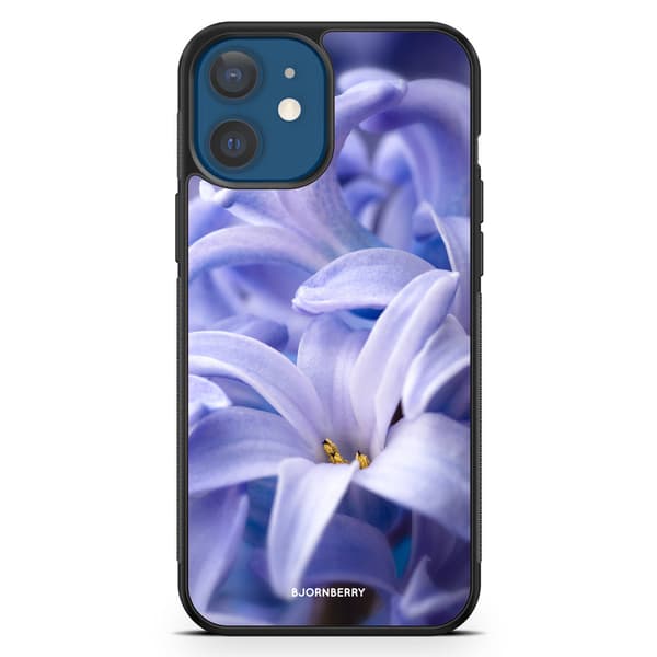 Bjornberry Hårdskal iPhone 12 - Blå blomma