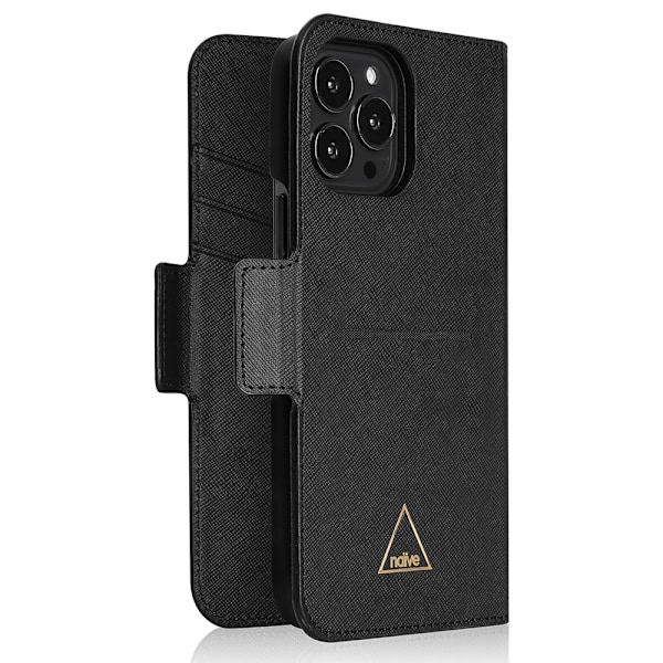 Naive iPhone 13 Pro Max Plånboksfodral - Black Snake