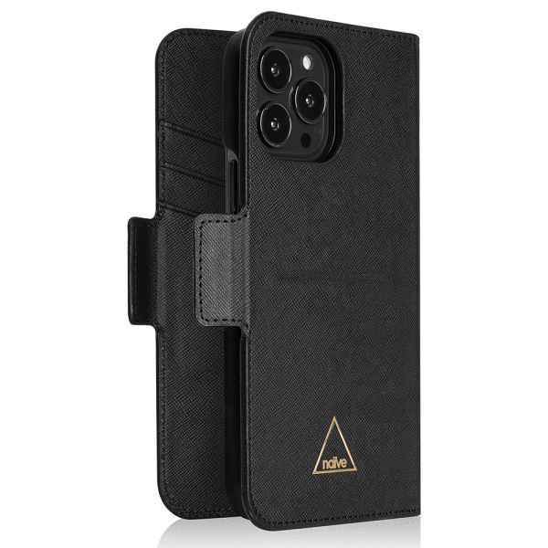 Naive iPhone 13 Pro Max Plånboksfodral - Golden Zebra