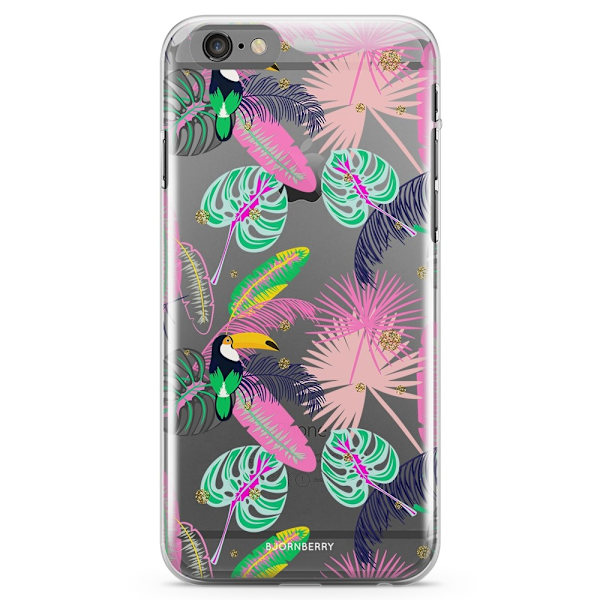 Bjornberry iPhone 6 Plus/6s Plus TPU Skal - Tropical Pattern