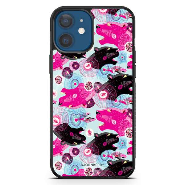 Bjornberry Hårdskal iPhone 12 Mini - Panter Mönster