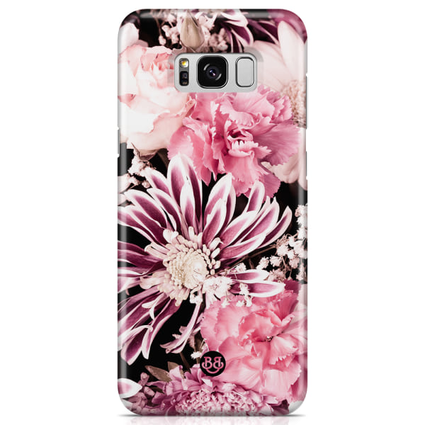 Bjornberry Samsung Galaxy S8 Premium Skal - Pink Floral