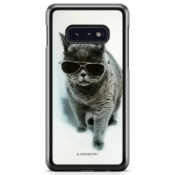 Bjornberry Skal Samsung Galaxy S10e - Katt Glasögon