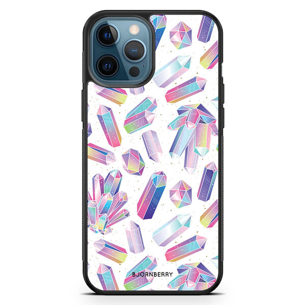 Bjornberry Hårdskal iPhone 12 Pro - Kristaller Regnbåge